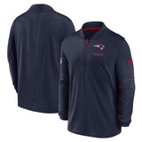 Nike Mens Patriots Dri-Fit HZ Top Navy