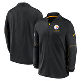 Nike Mens Steelers Dri-Fit HZ Top Blk