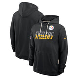 Nike Mens Steelers Dri-Fit SI Hoodie Blk