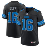 Nike Mens Lions Alt Goff 16 Jersey Black
