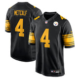 Nike Mens Steelers Alt Metcalf 4 Jsy Blk