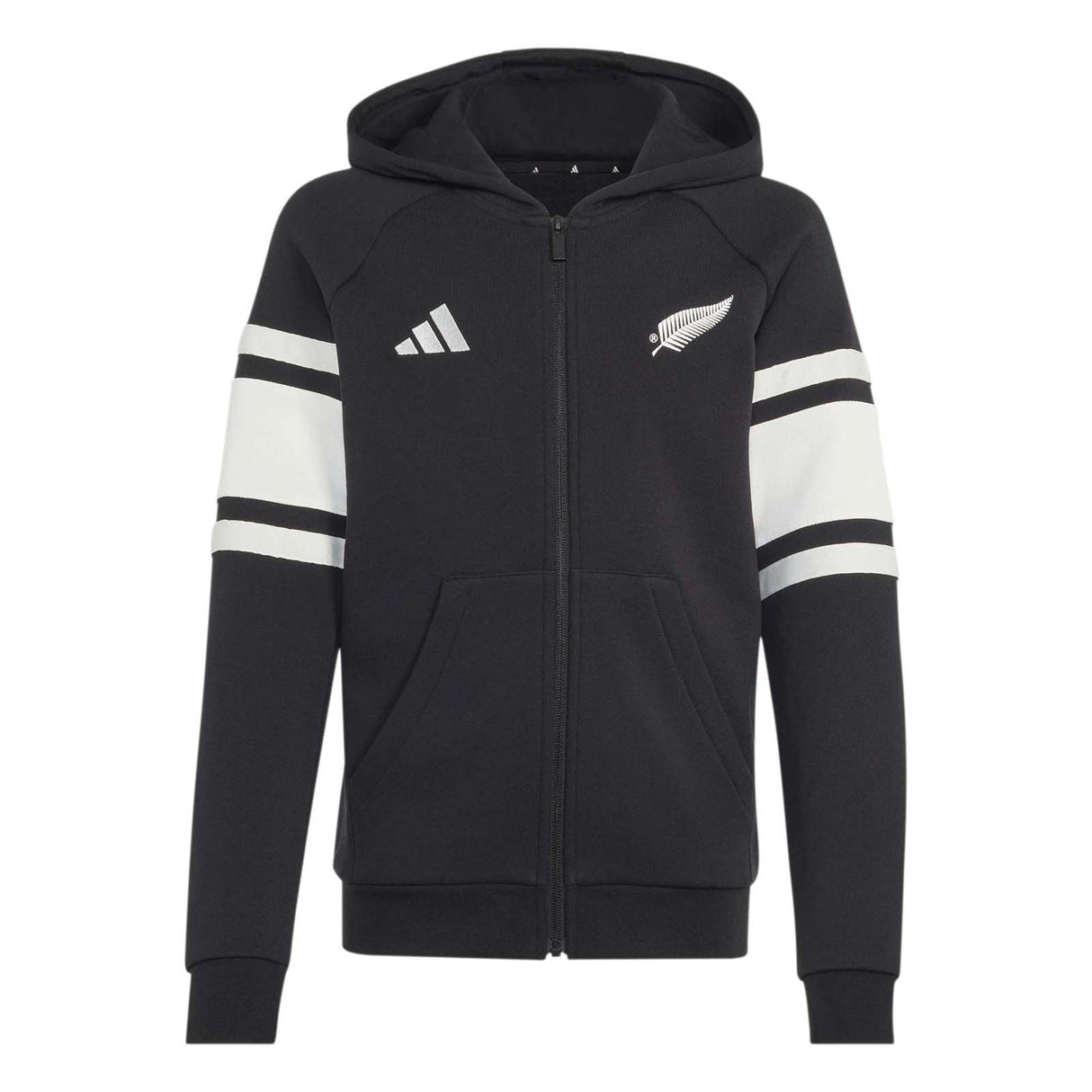 adidas All Blacks Kids LSW FZ Hoodie Blk