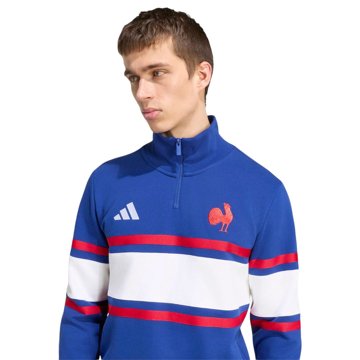 adidas Mens France Trvl HZ Top Navy