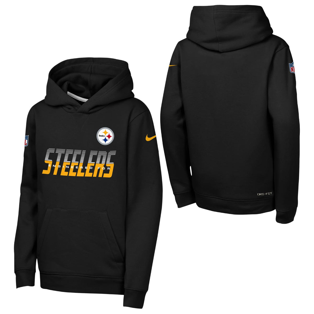 Nike Kids Steelers SL Pullover Hoody Blk