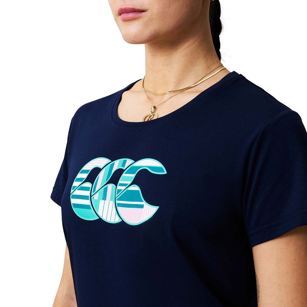 Canterbury Womens Uglies Logo Tee Navy