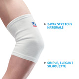 LP Elasticated Elbow Support White