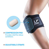 LP Extreme Tennis Golf Elbow Support Blk