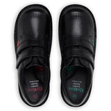 Kickers Kick LO Twin VEL Leather Jnr Blk