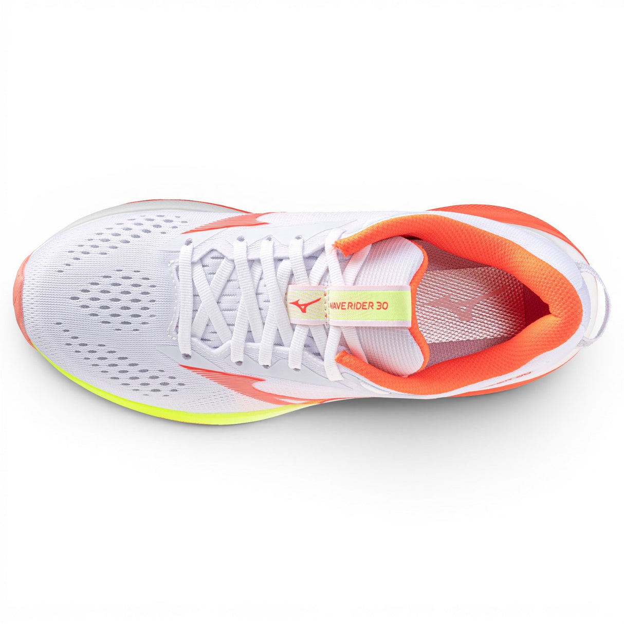 Mizuno Wave Rider 30 Wmns Wht Coral Lime
