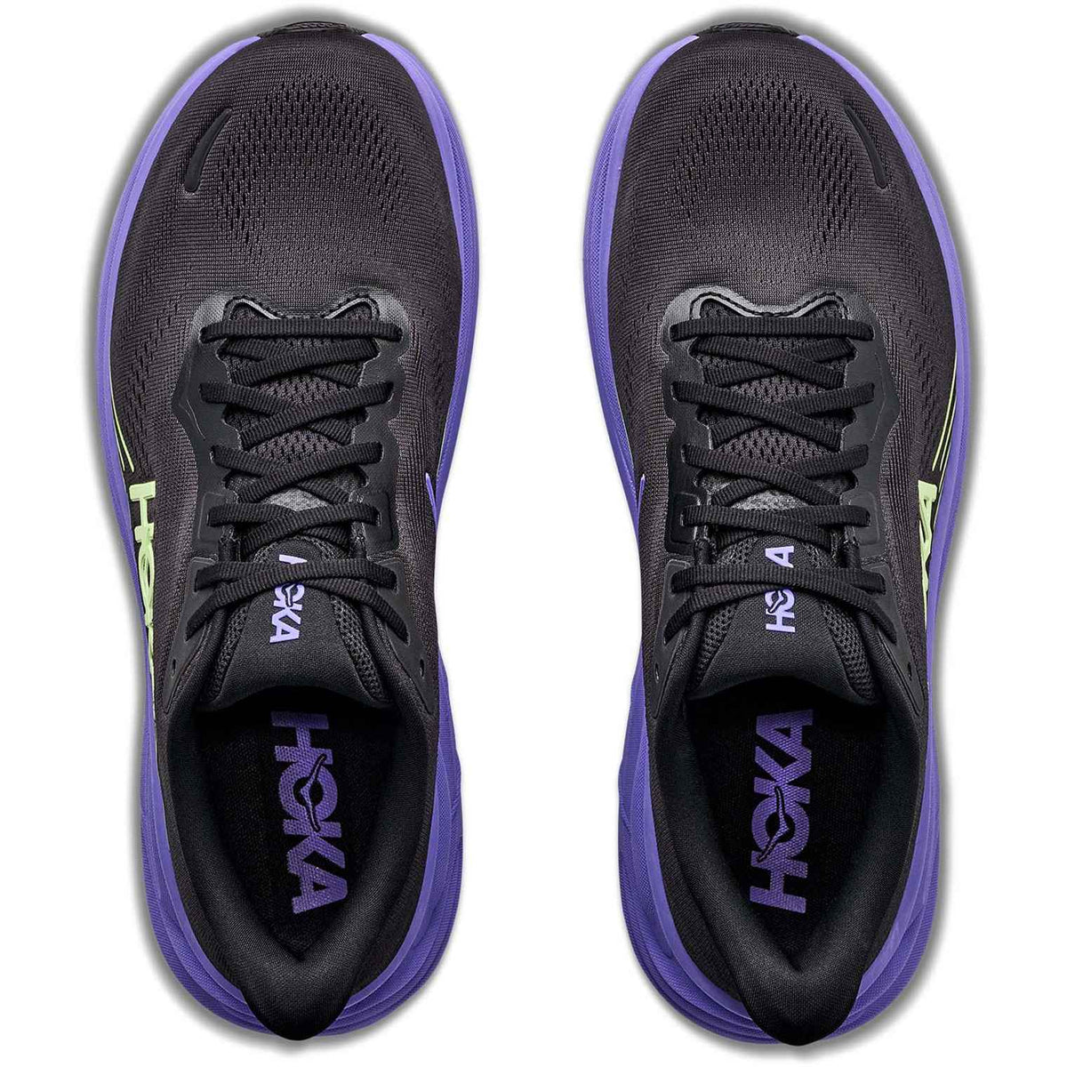 Hoka Clifton 11 Mens Black Neon Yuzu