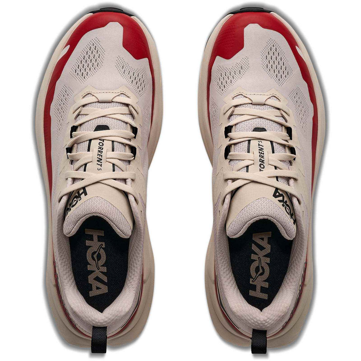 Hoka Torrent 5 Mens River Grey Red White