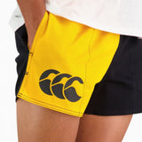 Canterbury Harlequin Shorts Uni Gold Blk