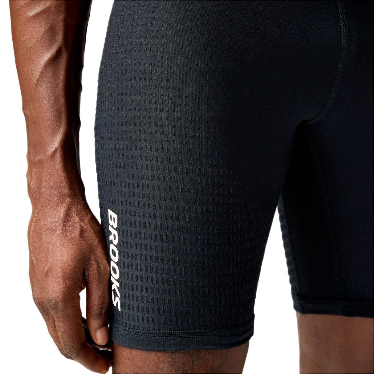 Brooks Mens Hyperion Elite 1/2 Tight Blk