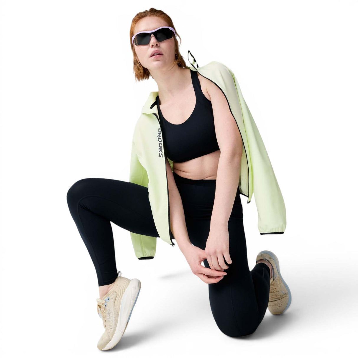Brooks Chaser Padded Bra Black