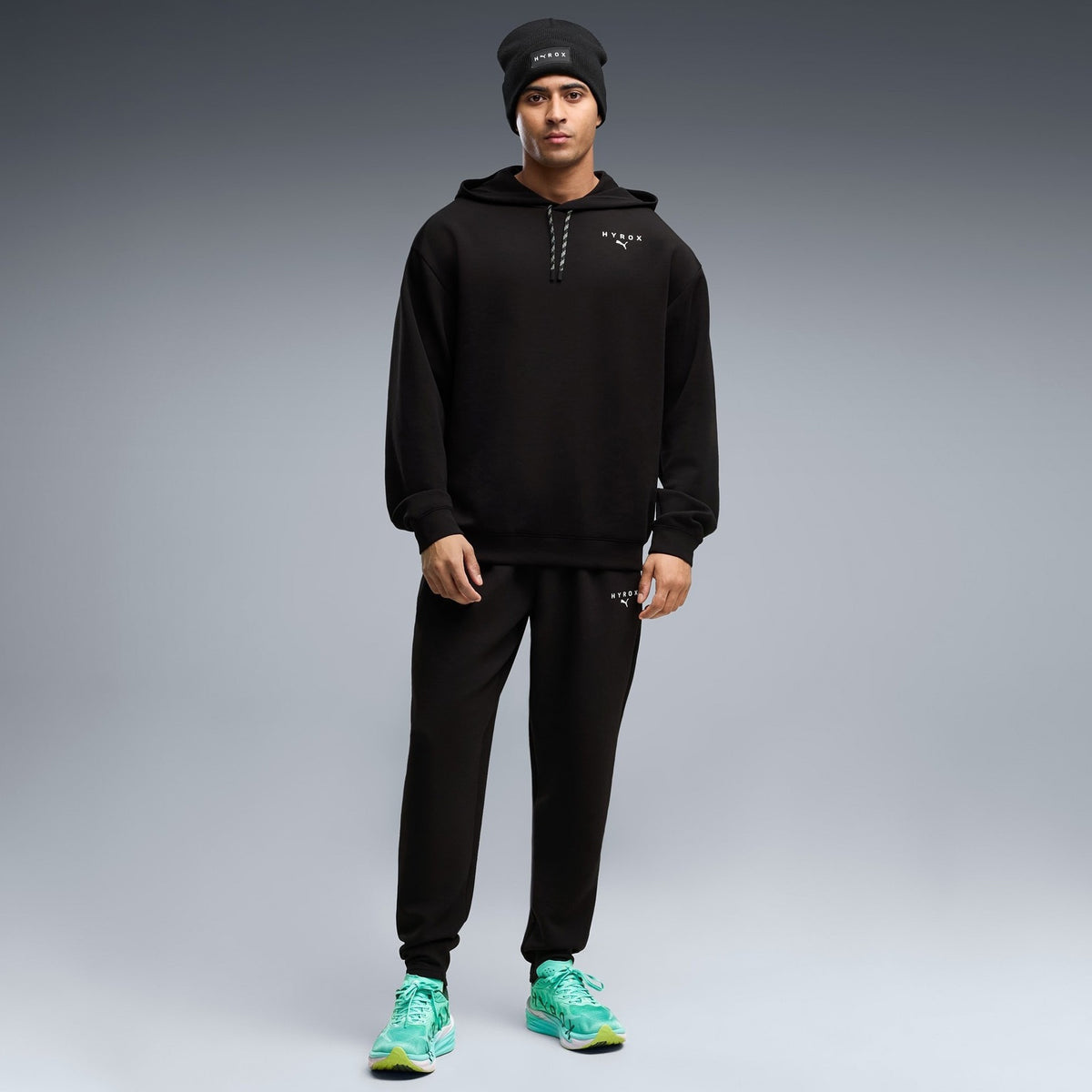 Puma Mens X Hyrox Cloudspun Hoodie Black