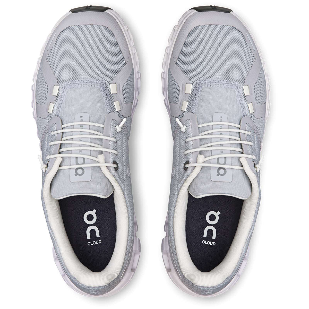 ON Cloud 6 Wmns Grey Glacier White
