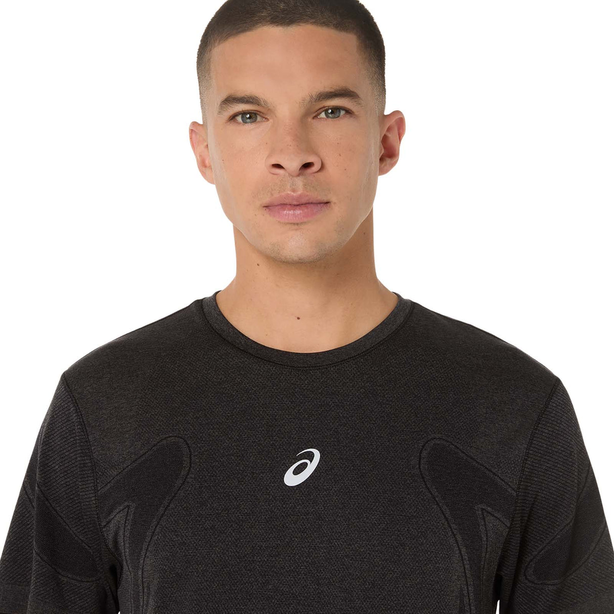 Asics Mens Road Seamless SS Top Black