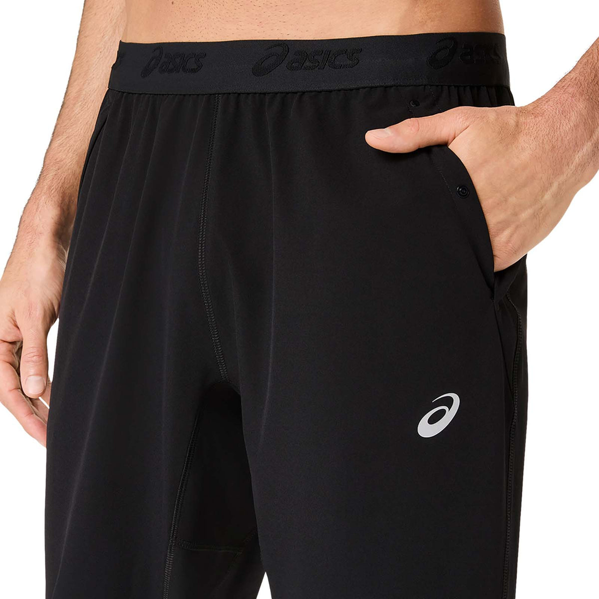 Asics Mens  Road Pant Black