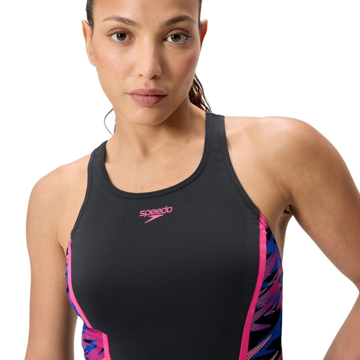 Speedo Wmns Hyperboom Splice Tankini Blk