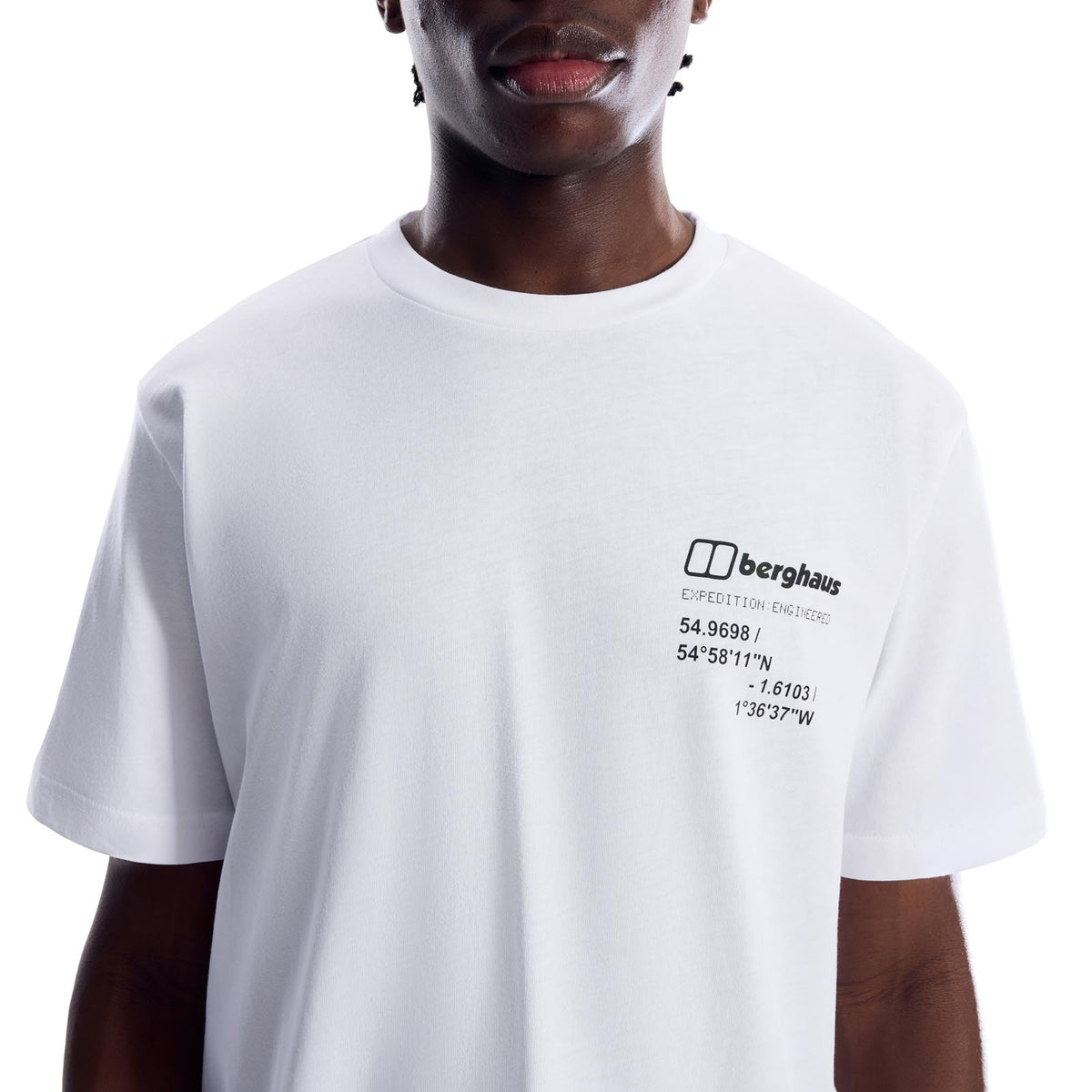 Berghaus Mens Mount 10 Ess Tee AM White
