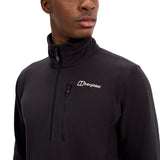 Berghaus Mens Prism PT Flce HZip AM Blk