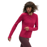 Hoka W Everyrun Long Sleeve Red