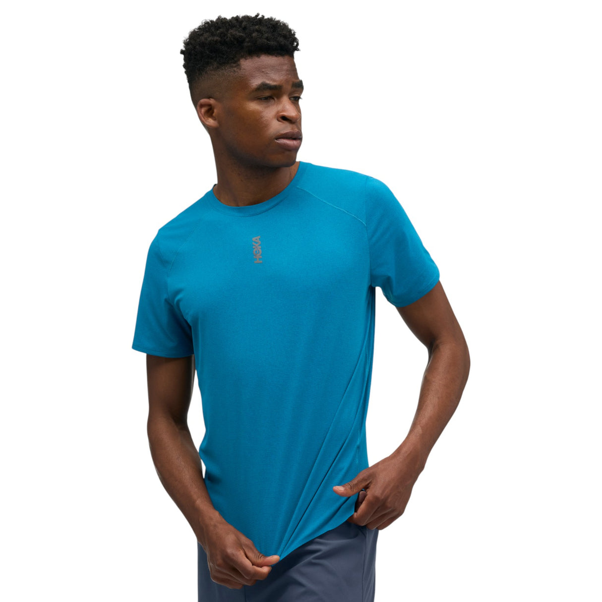 Hoka M Everyrun Short Sleeve Blue