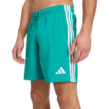 adidas Mens 3S Swim Shorts 8IN Green