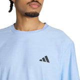 adidas Mens We Flex Tee Blue