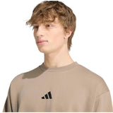 adidas Mens Feelcozy Sweater Brown