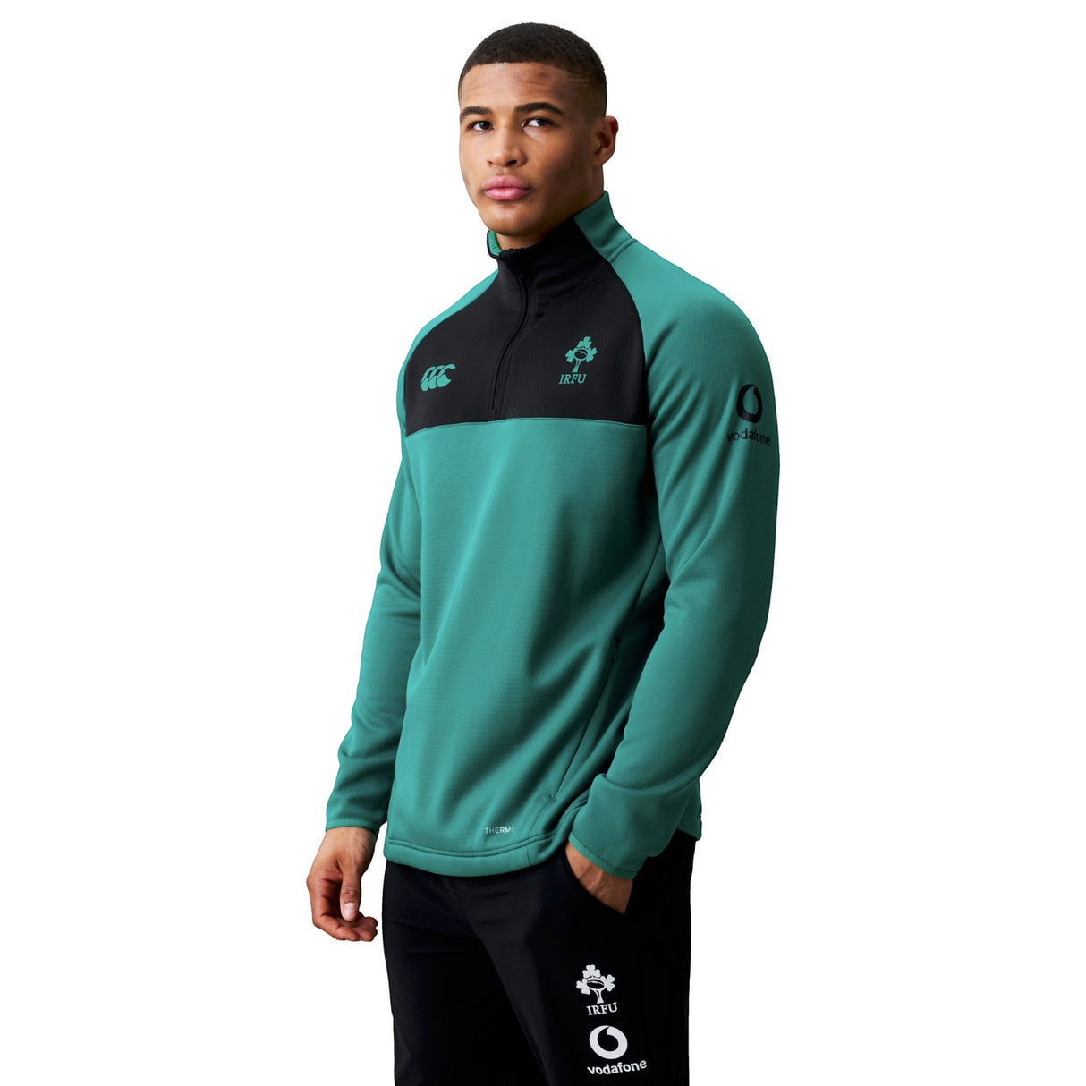 Canterbury IRE QZip Training Top 26 Grn