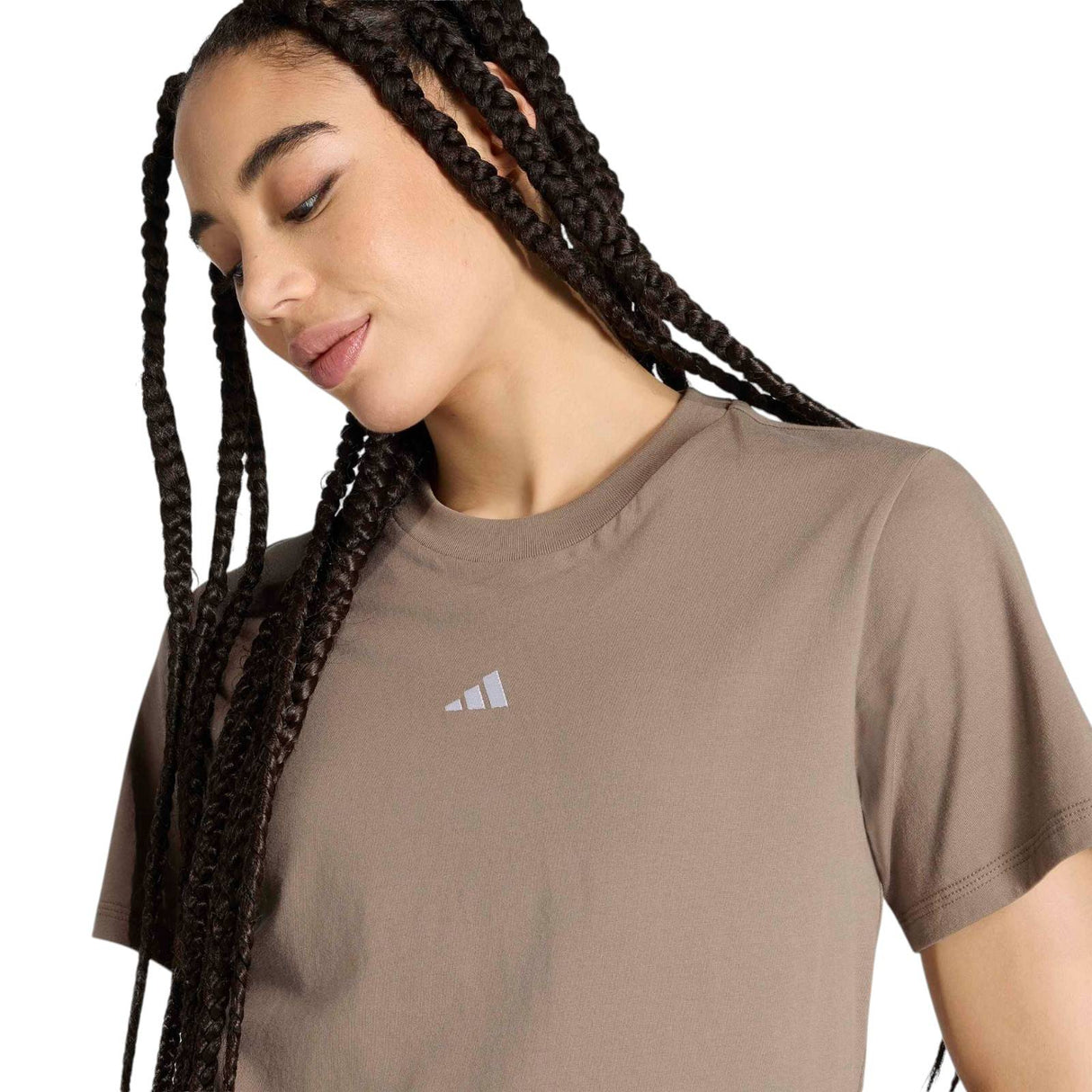 adidas Womens SL SJ Tee  Brown