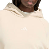 adidas Kit 3-Stripes Womens Baggy-Fit Training Hoodie