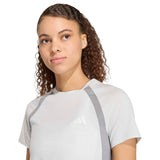 adidas Womens ADIZERO A Tee Grey