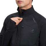 Energetics Bin Half-Zip Turtleneck Mens Midlayer Running Top