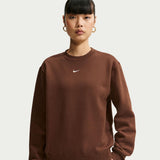 Nike W STDO FLC MW STD Crew Brown