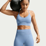 Nike W NP DF SMLS HR 5in Shorts Blue