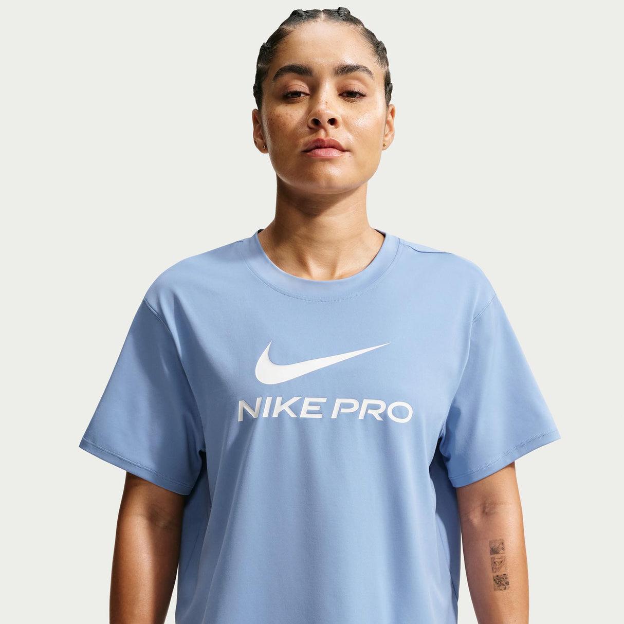 Nike W NP DF 365 SS Loose Tee Blue