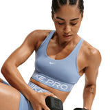 Nike W NP DF 365 LS Bra Light Blue