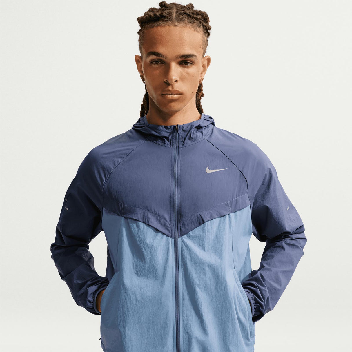 Nike Mens UV RPL Stride Jacket Blue