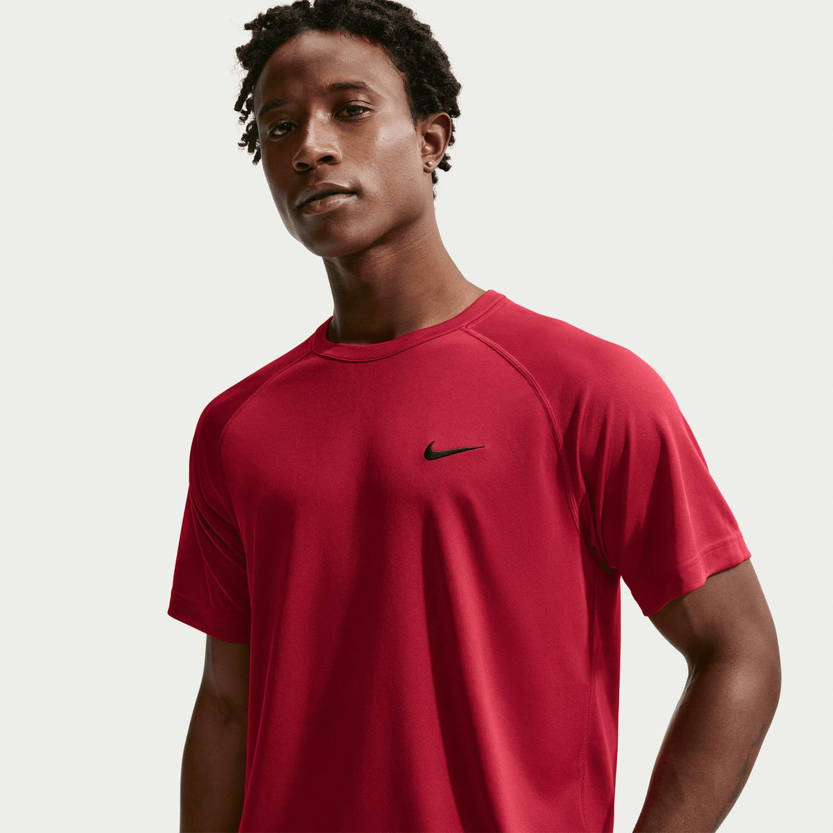 Nike Mens DF Flex SS Top Red