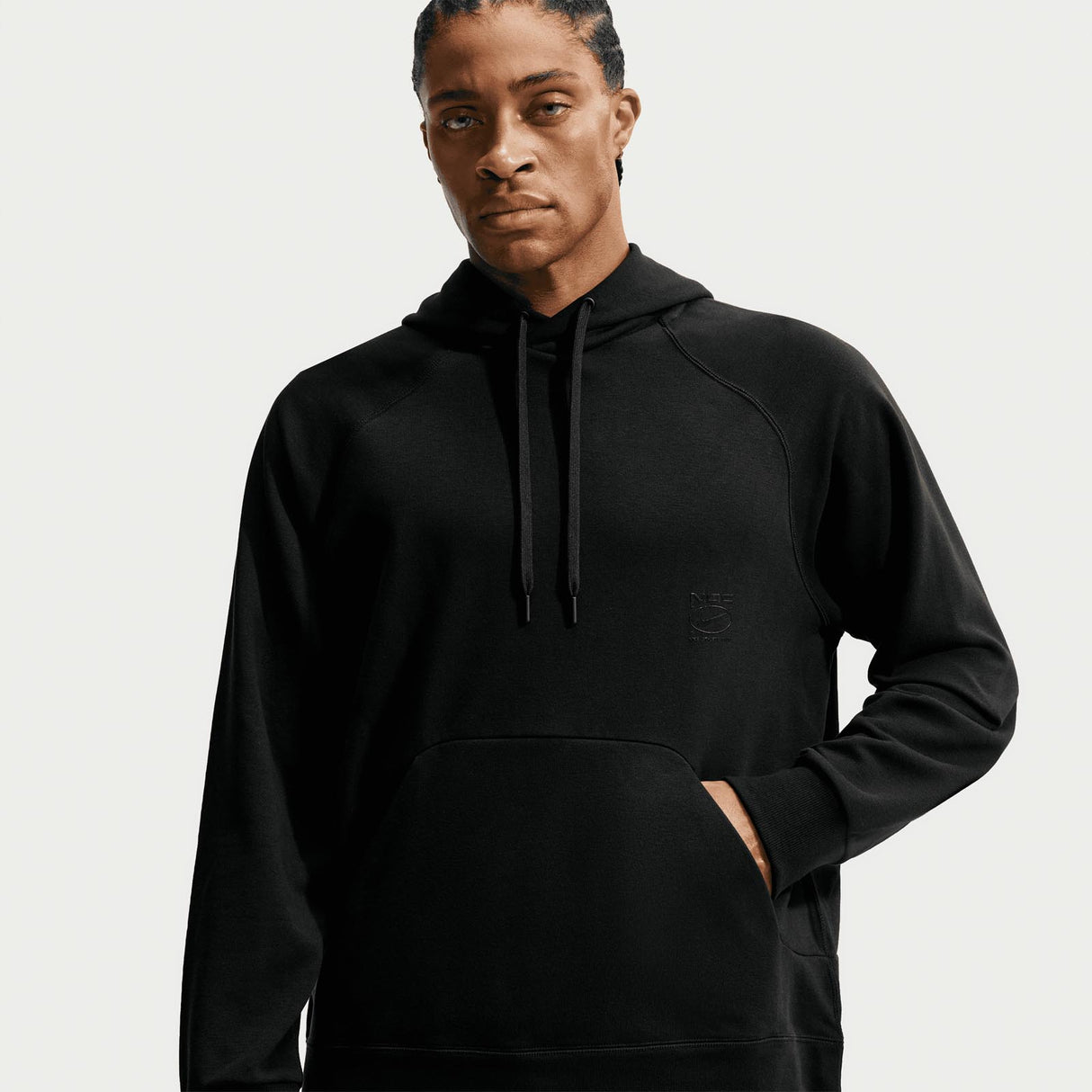 Nike Mens DF Flc Pump cover Hoody Black