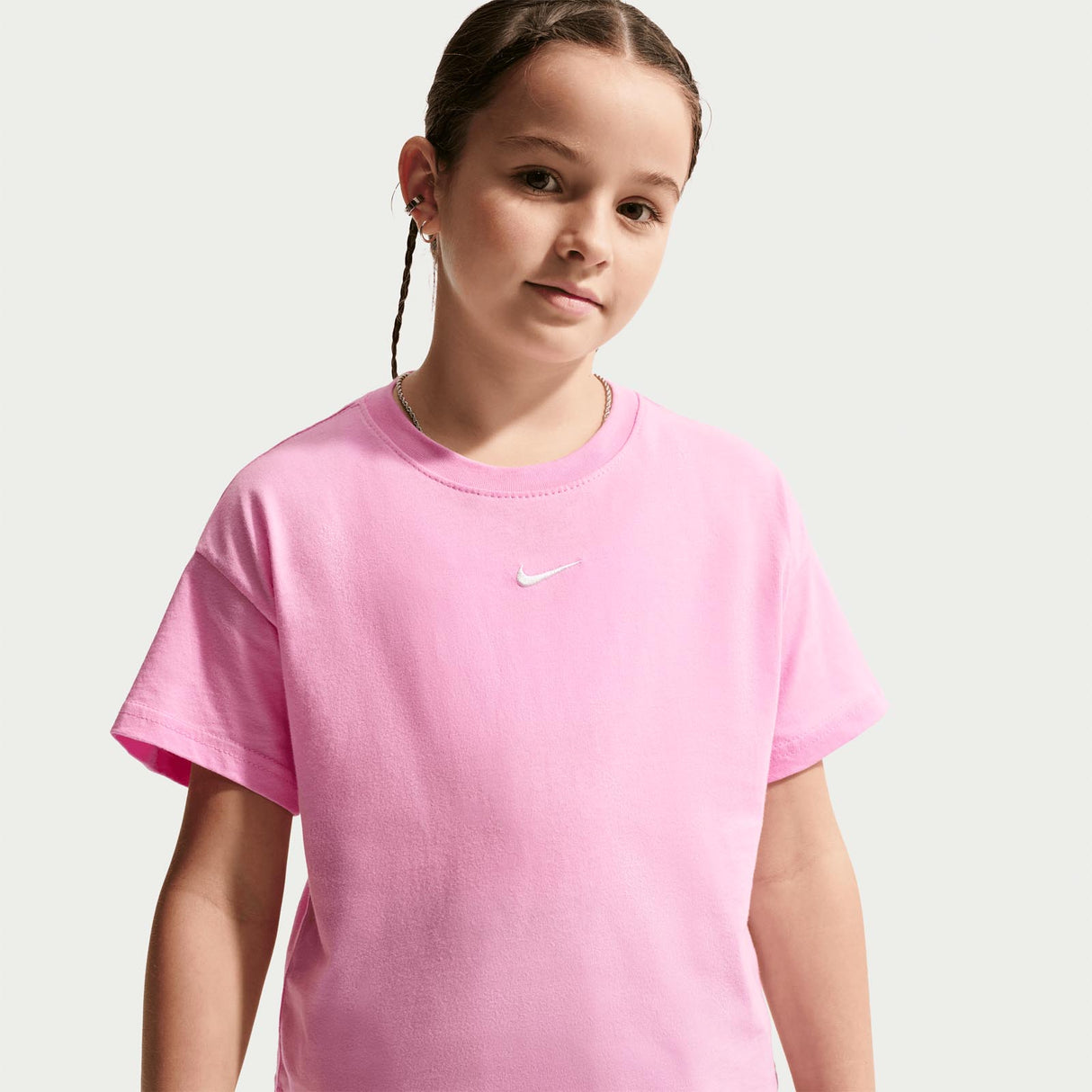 Nike G NSW Tee Boxy ESSNTL LBR Pink