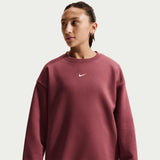 Nike G NSW Studio Flc OS Crew LBR Pink