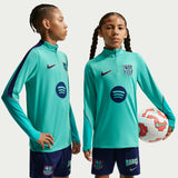 Nike FCB 26 Kids Third Stk Drill Top Grn