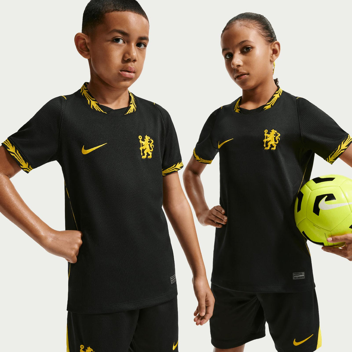 Nike CFC 26 Kids Away Jersey Black