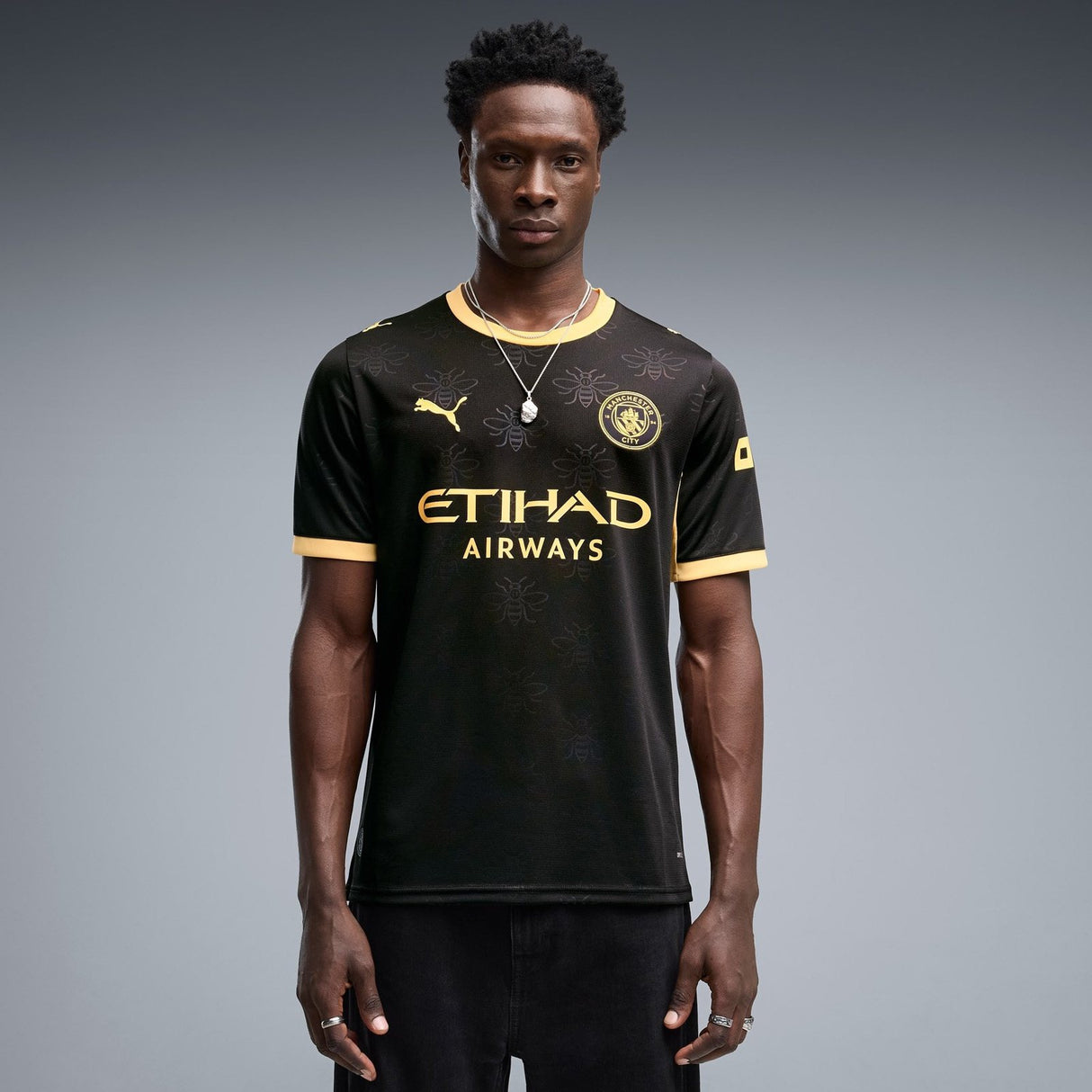 Puma MCFC 26 Away Jersey Black