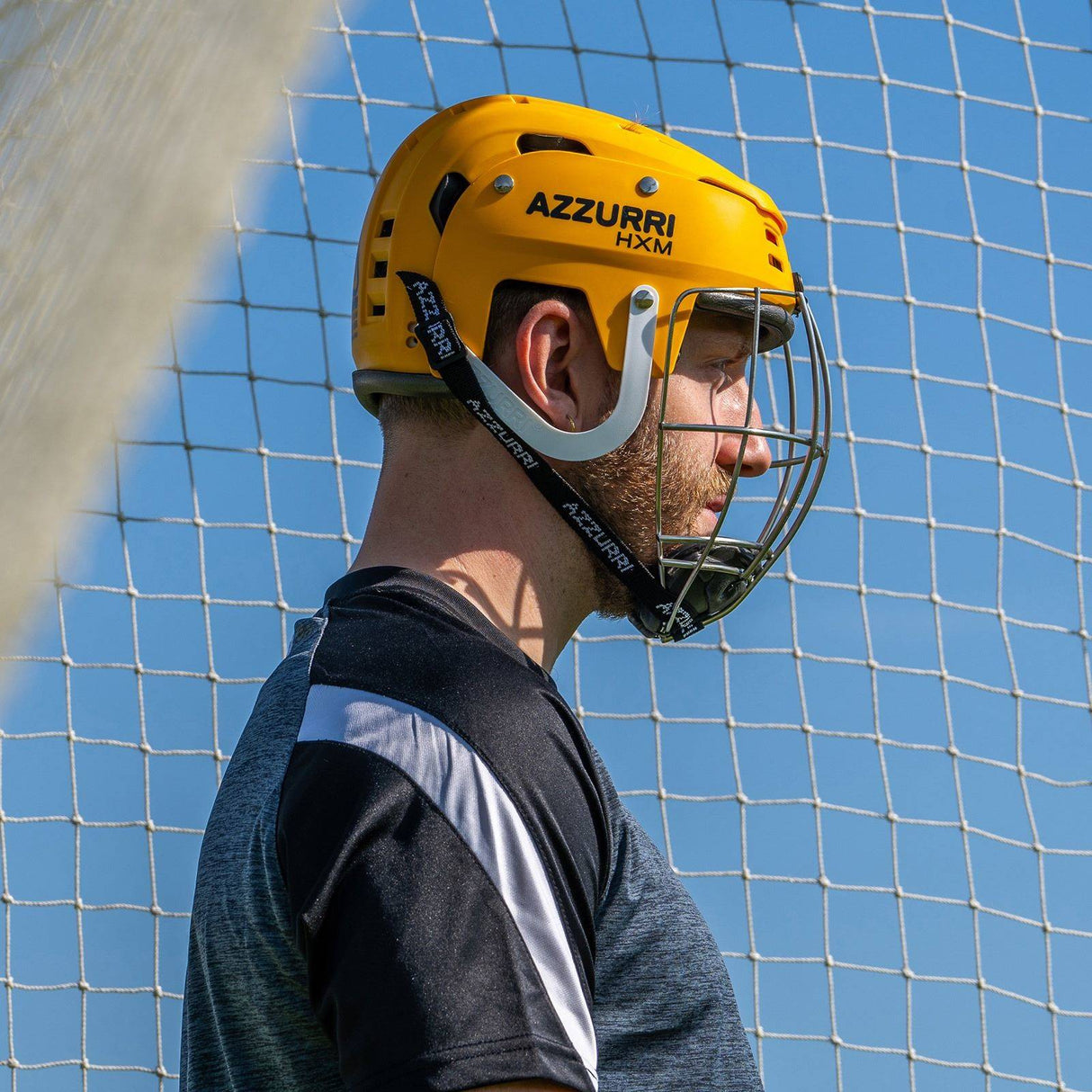 Azzurri HXM Hurling Helmet Yellow