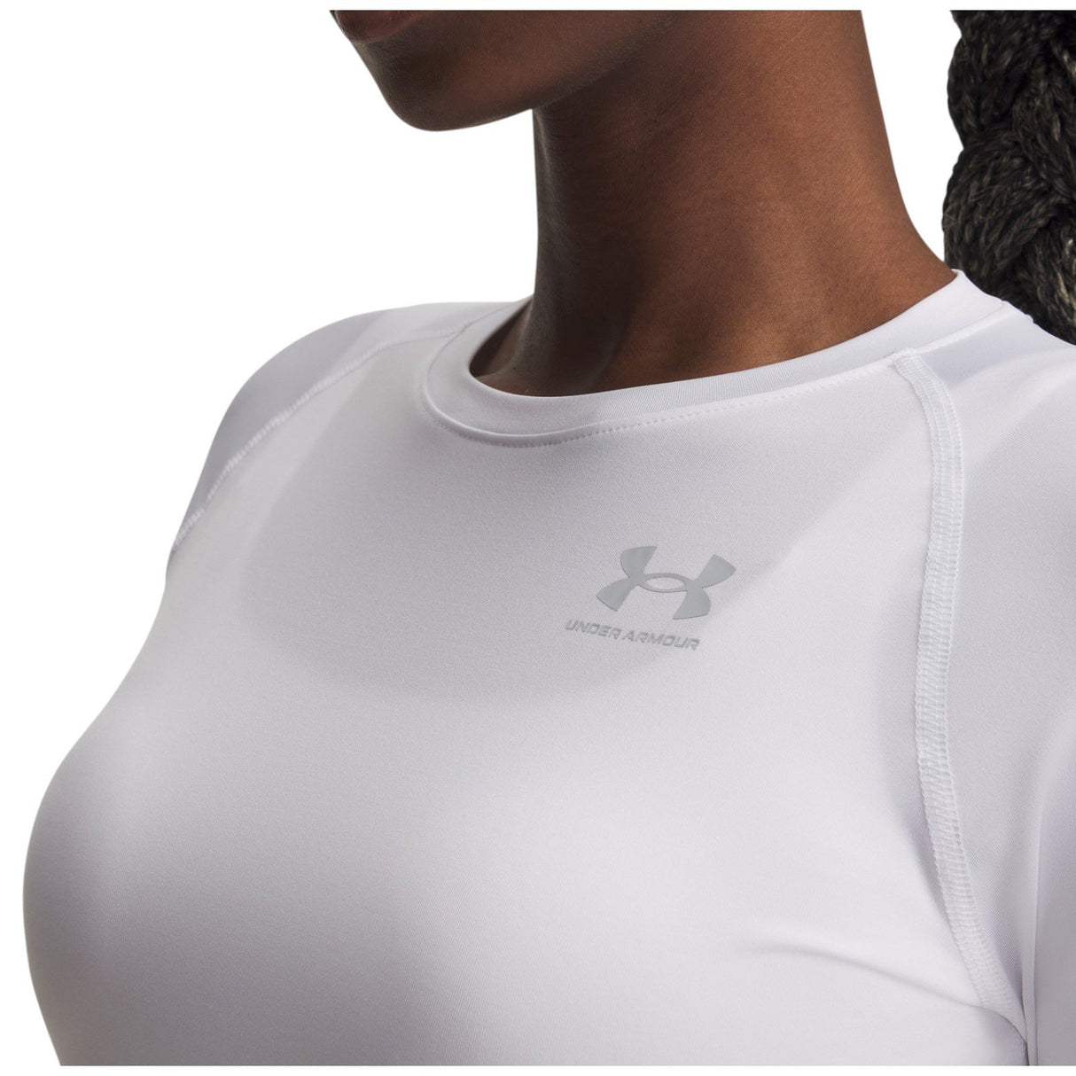 UA Wms HG Authentics Comp LS White