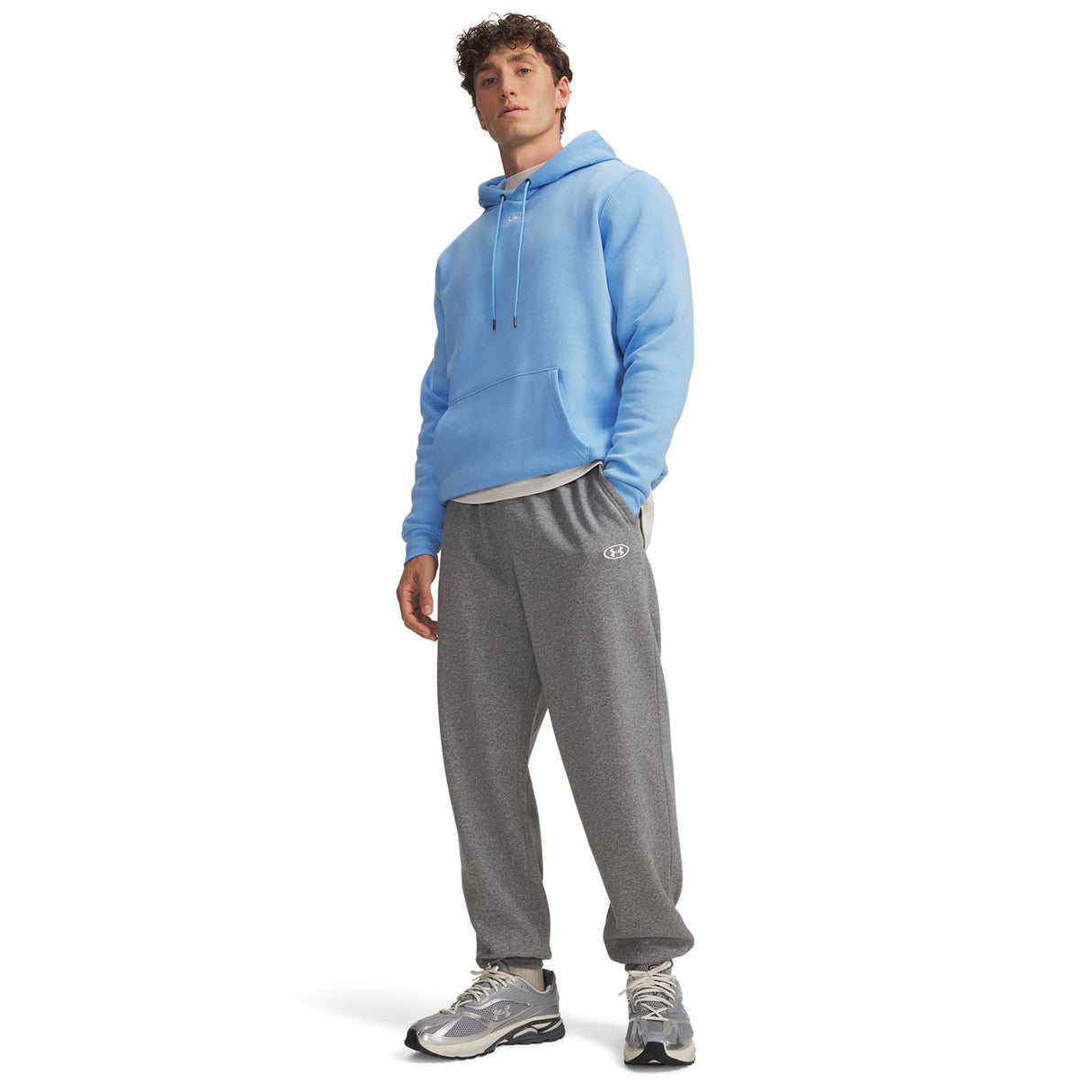 UA Mens Rival Flc Jogger Grey